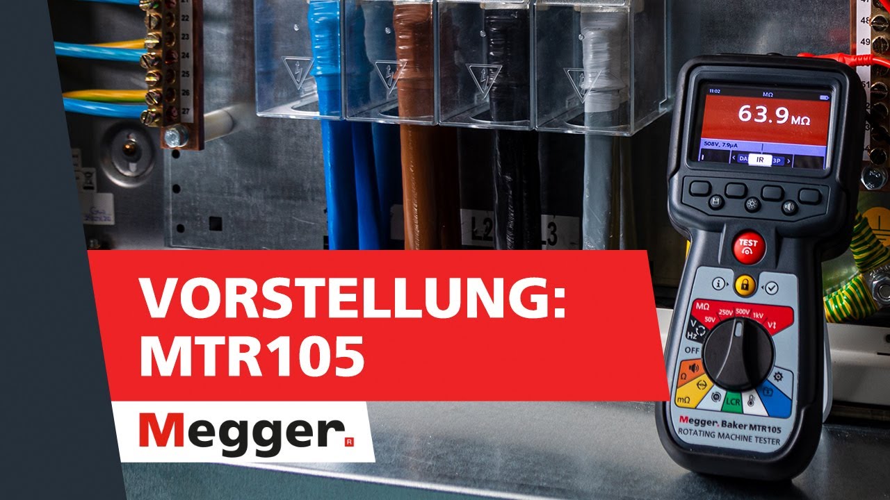 TESTER F&Uuml;R ROTIERENDE MASCHINEN MTR105