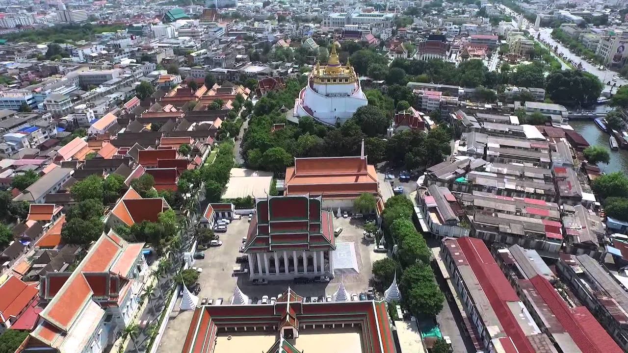 Bangkok - Rattanakosin Island Aerial View (Part 1) by VTC Drone