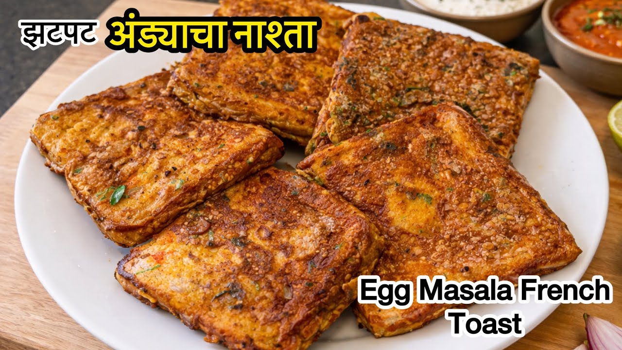Egg Masala French Toast | मसाला अंडा फ्रेंच टोस्ट | Breakfast Recipe | Egg Recipes |Egg Bread Toast 