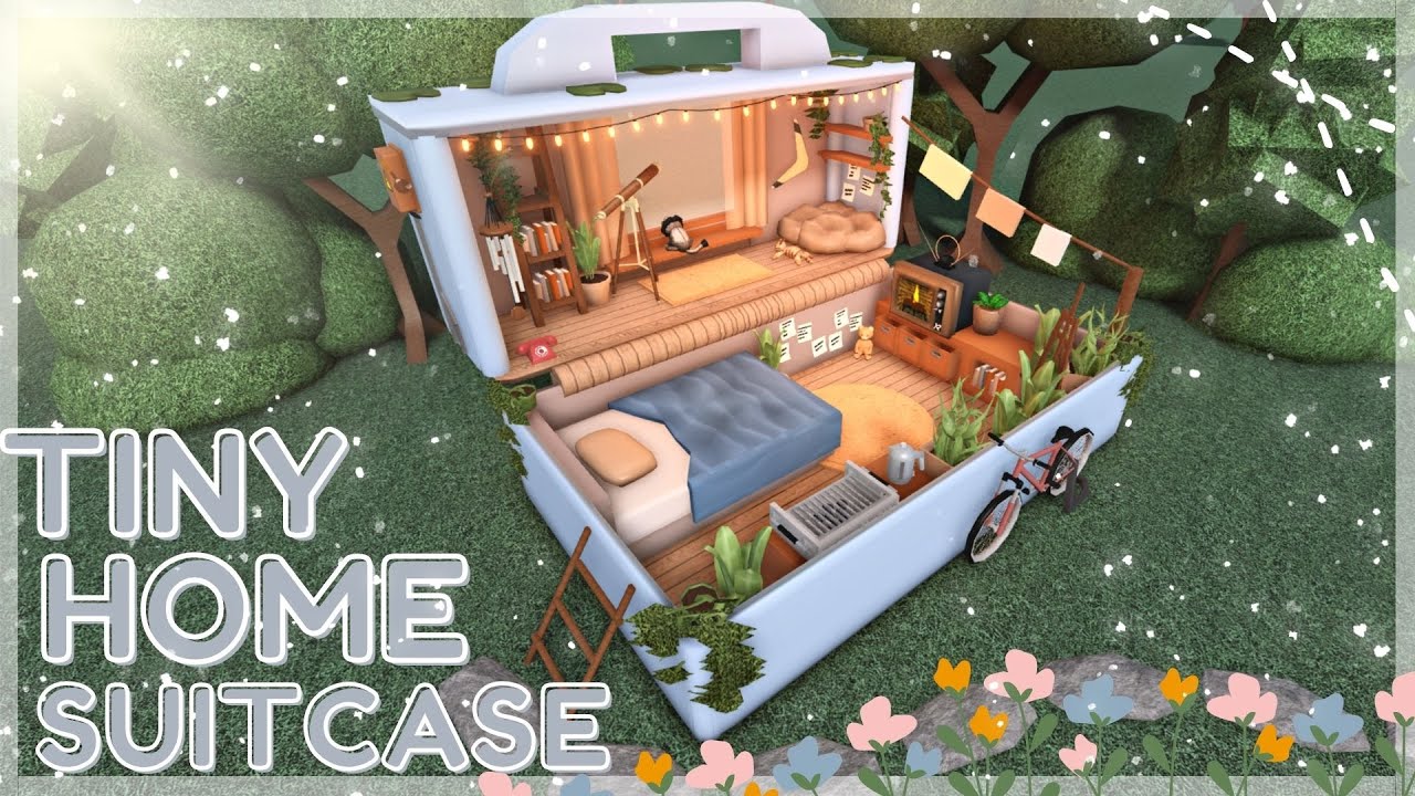 Bloxburg - Tiny Home In a Suitcase | Speedbuild | Roblox House Build Ideas