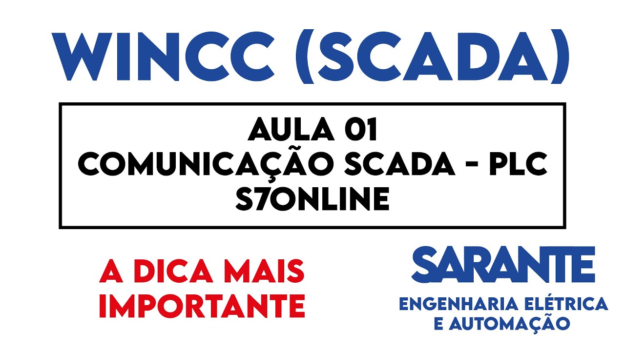 COMUNICAÇÃO COM CLP SIEMENS OU PLCSIM - A DICA MAIS VALIOSA PARA WINCC - TIA PORTAL - AULA 01