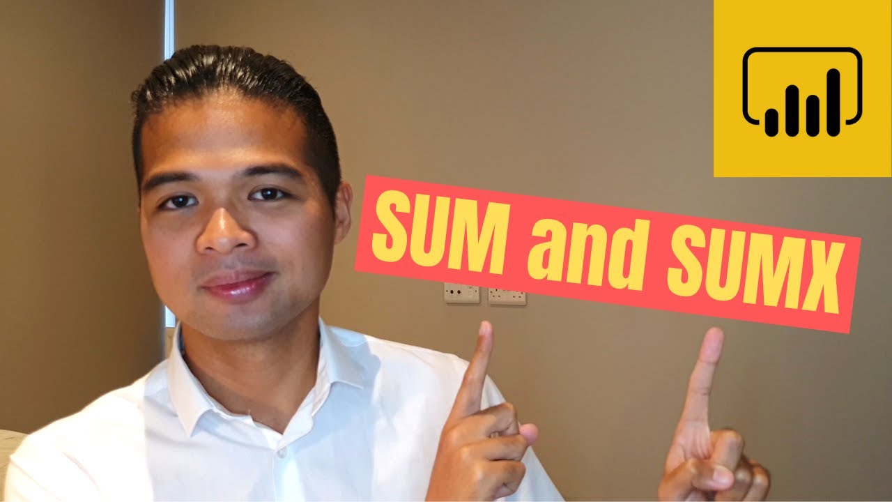 How to use SUM and SUMX in Power BI // Complete Beginners Guide to Power BI in 2020