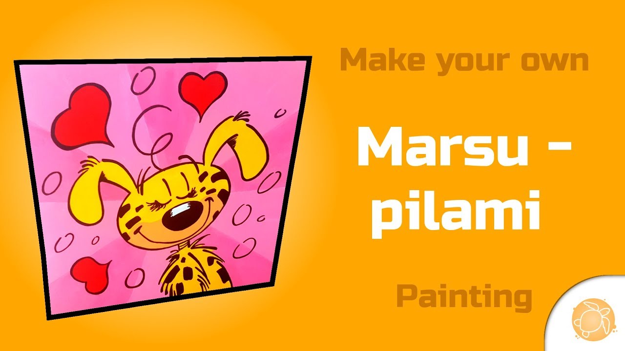 Marsupilami painting - Timelapse