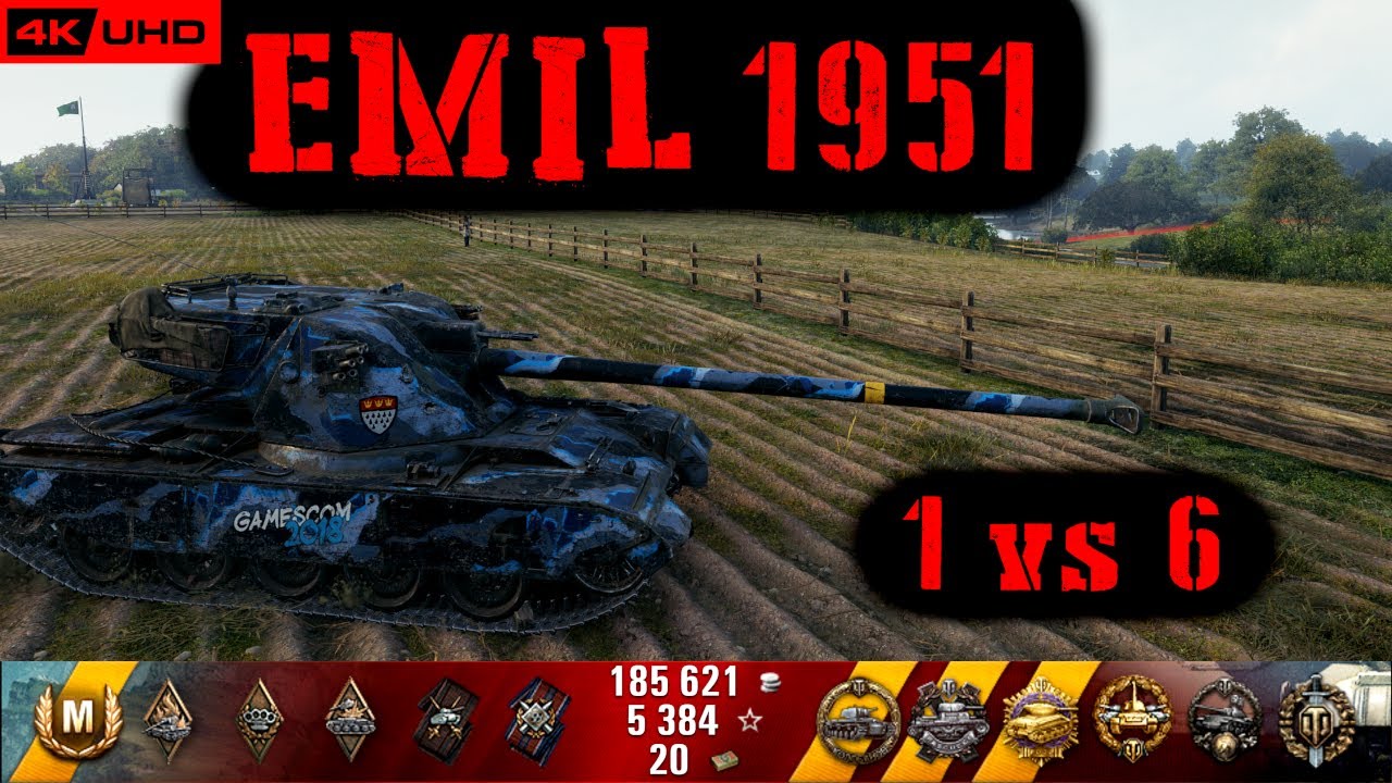 World of Tanks EMIL 1951 Replay - 10 Kills 5.3K DMG(Patch 1.6.1)