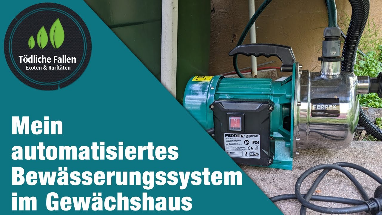 Alltag: Mein automatisiertes Bewässerungssystem mit Gardena und Esotec | Fleischfressende Pflanzen