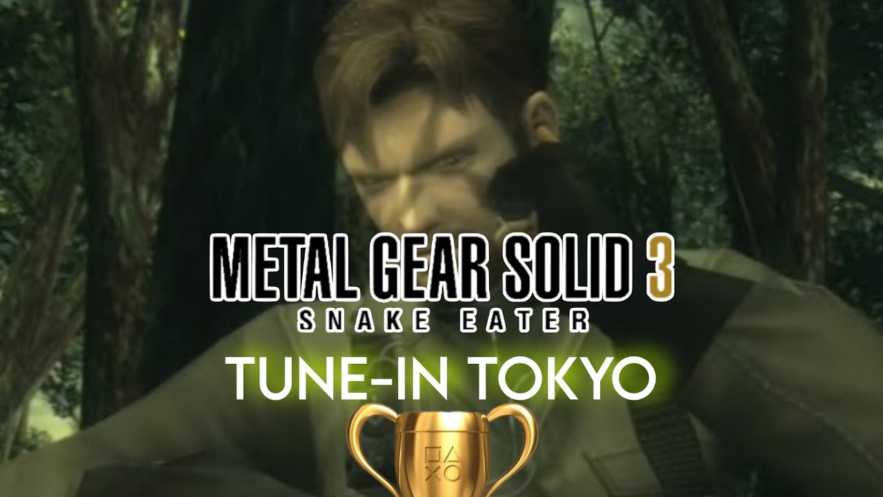 Metal Gear Solid 3-Tune in Tokyo trophy/all healing radio frequencies