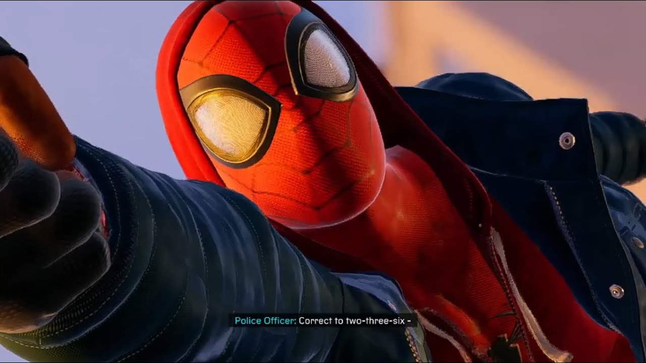 Playing spiderman miles morales with horrible graphics because I dont have a gpu