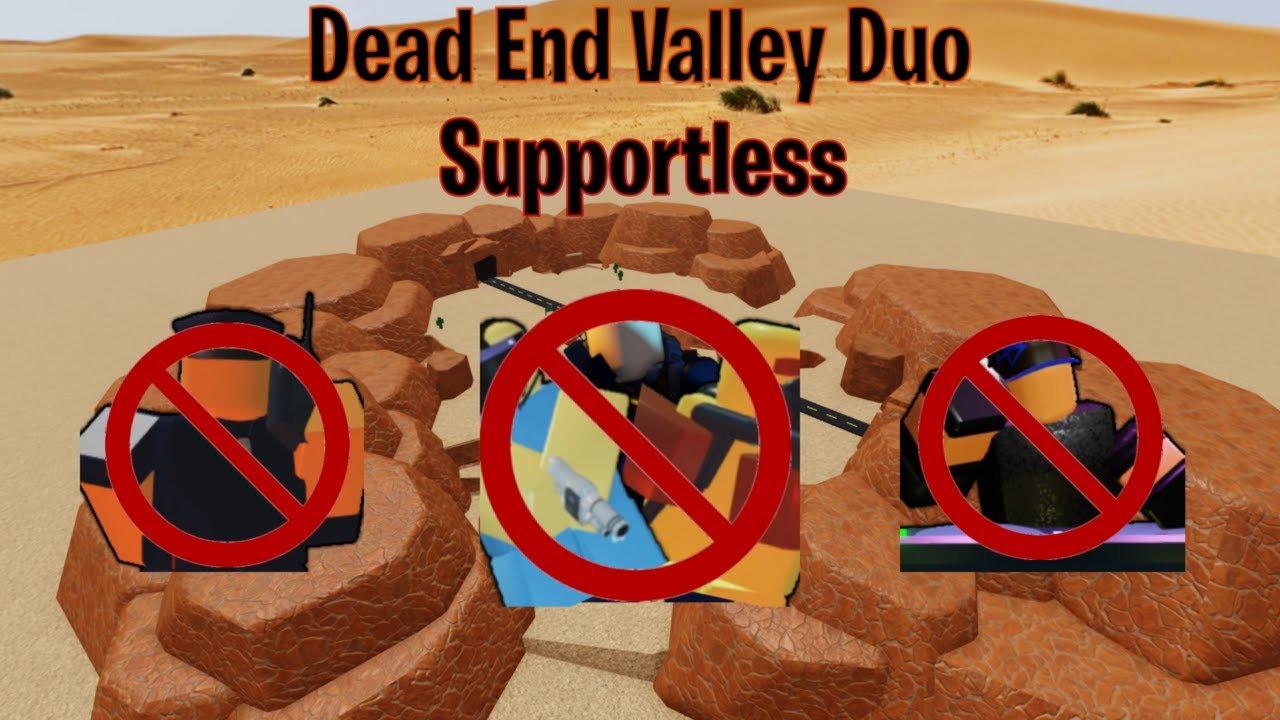 Is Dead End Valley Supportless Possible? I Tower Battles Roblox