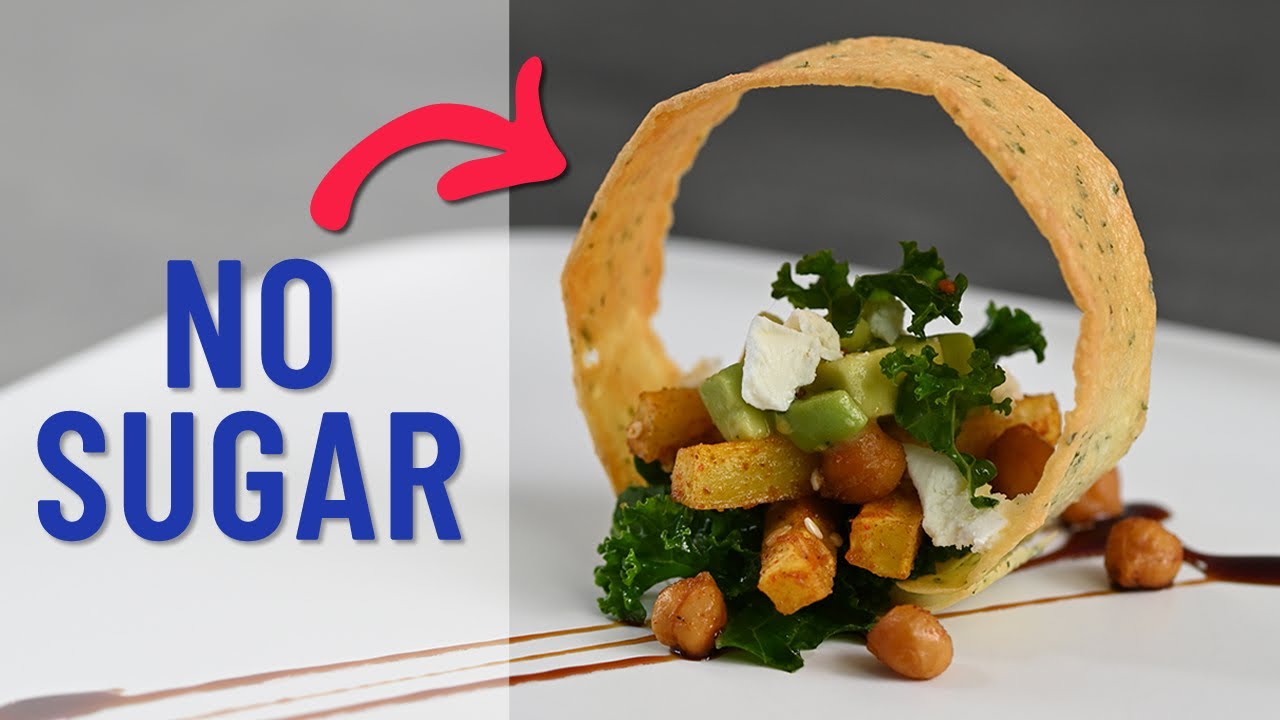 How to make savoury tuile biscuits for a fine dining inspired entrée