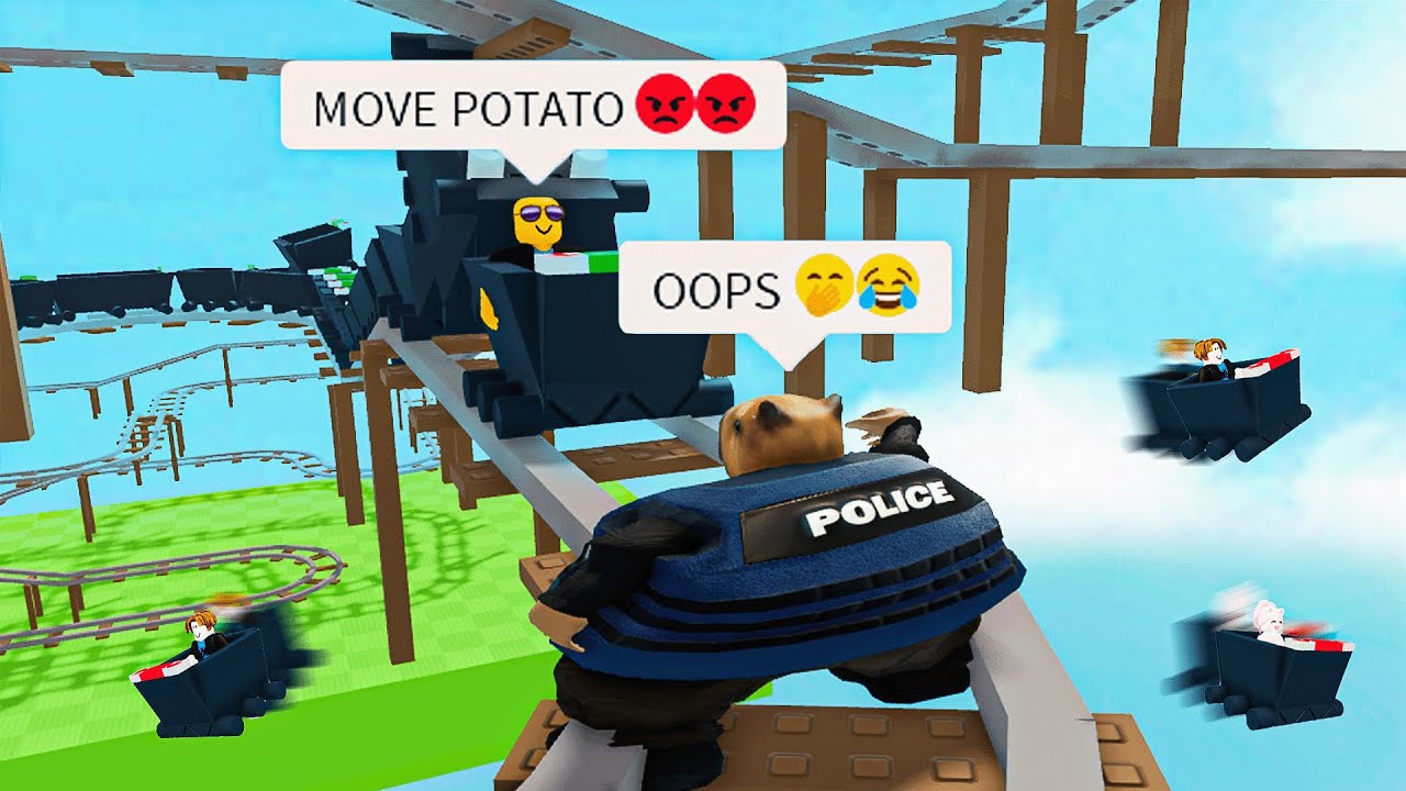 Roblox СМЕШНЫЕ МОМЕНТЫ Поездка на тележке (АДМИН) #17