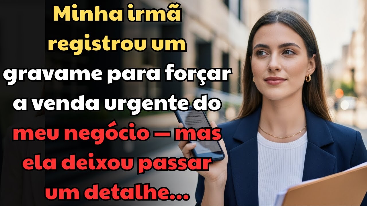Minha irmã registrou um gravame para vender meu negócio — mas esqueceu um detalhe crucial