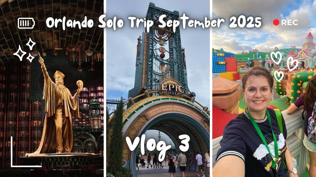 Solo Trip September 2025 Vlog 3 I Das erste Mal in EPIC UNIVERSE!