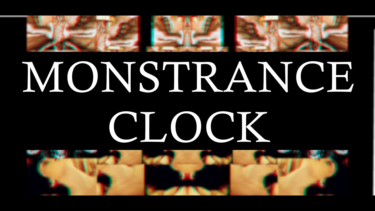 Monstrance Clock. Acoustic Instrumental Cover