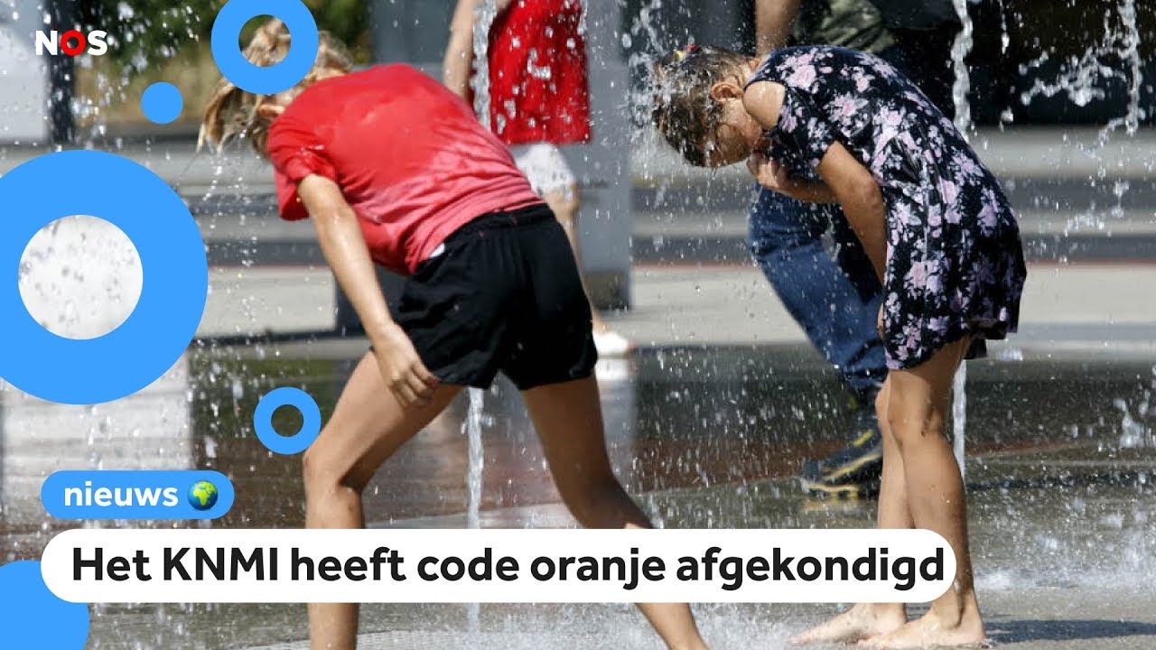 Code oranje en hitteplan vanwege tropisch weer