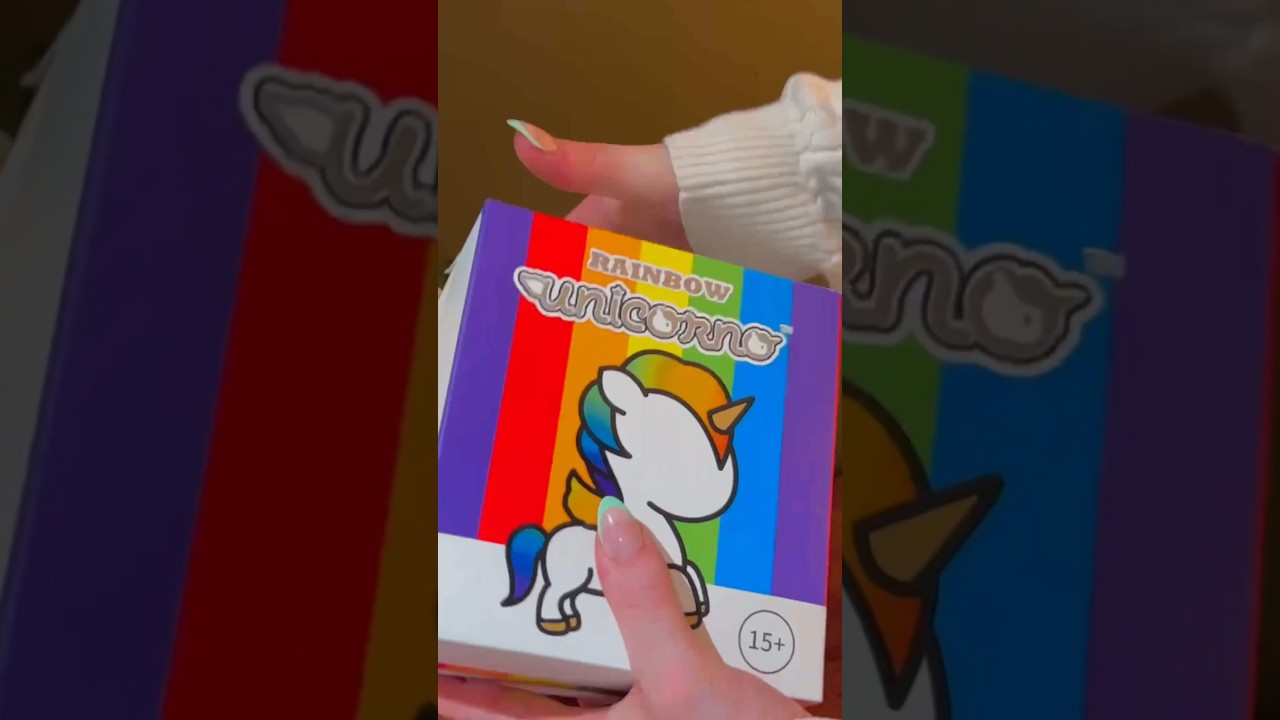 Unboxing TokiDoki x Miniso Rainbow Unicorno! Full video on my channel! #unboxing #unicorno #tokidoki