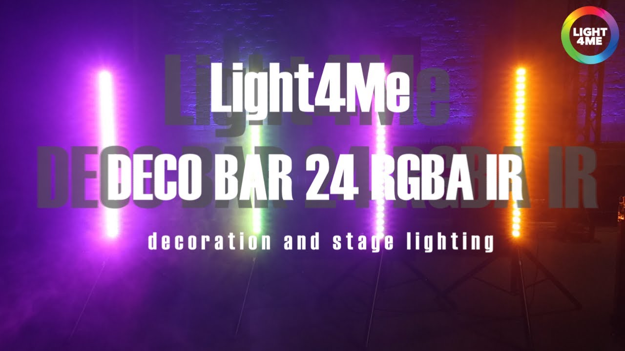 LIGHT4ME DECO BAR 24 RGBA IR - listwa oświetleniowa LED