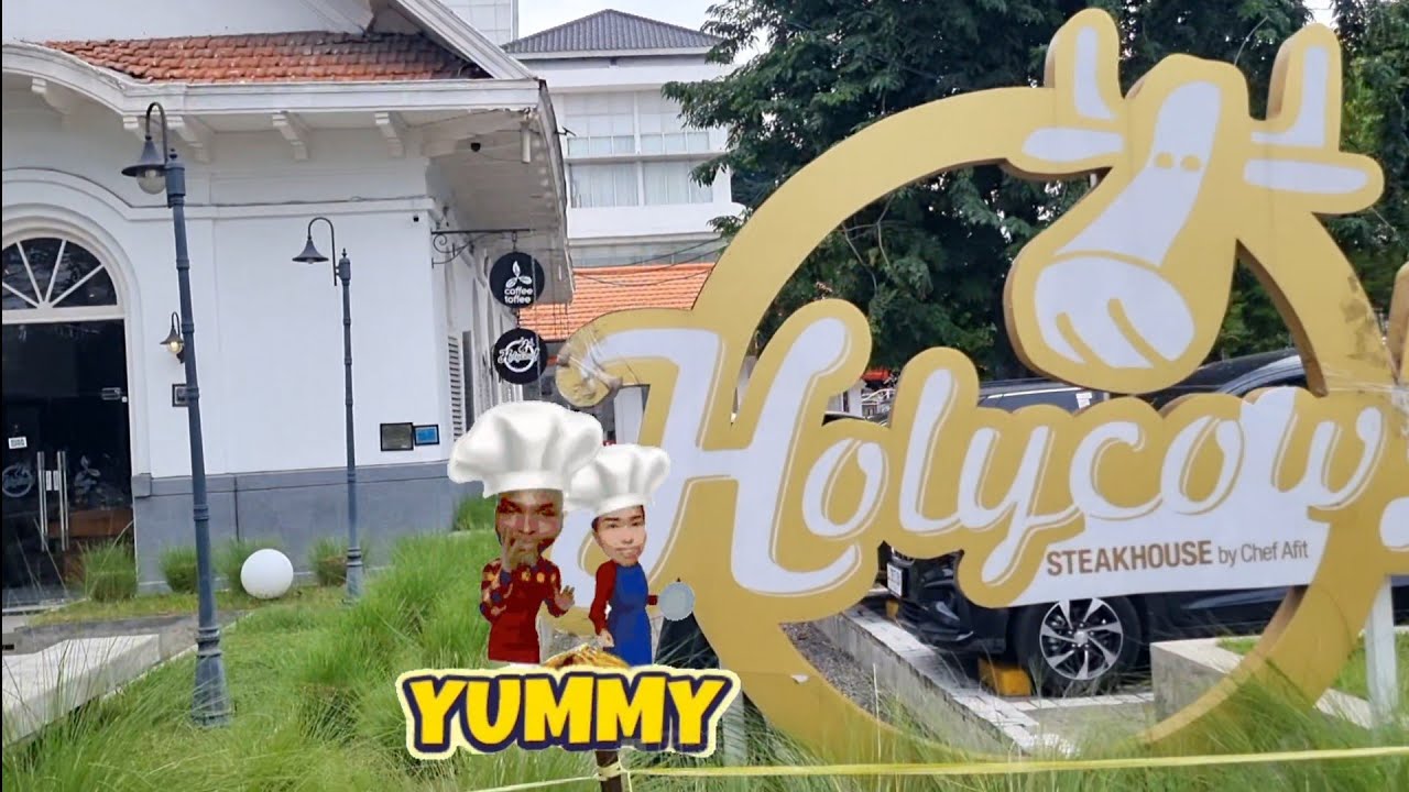 KULINER STEAK ... HOLYCOW BIG BITES , 1 PORSI CUKUP BUAT BERDUA LOH 😊