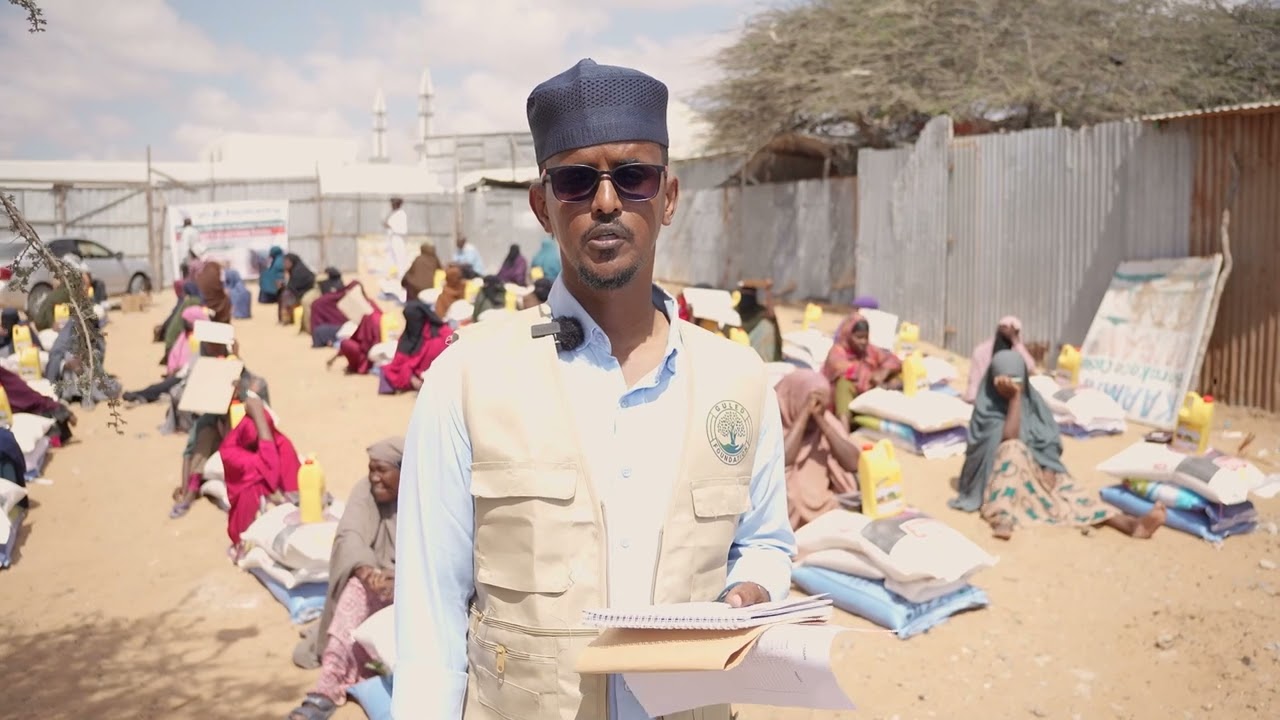 Food distribution to families who are the most needy in Mogadishu Somalia
