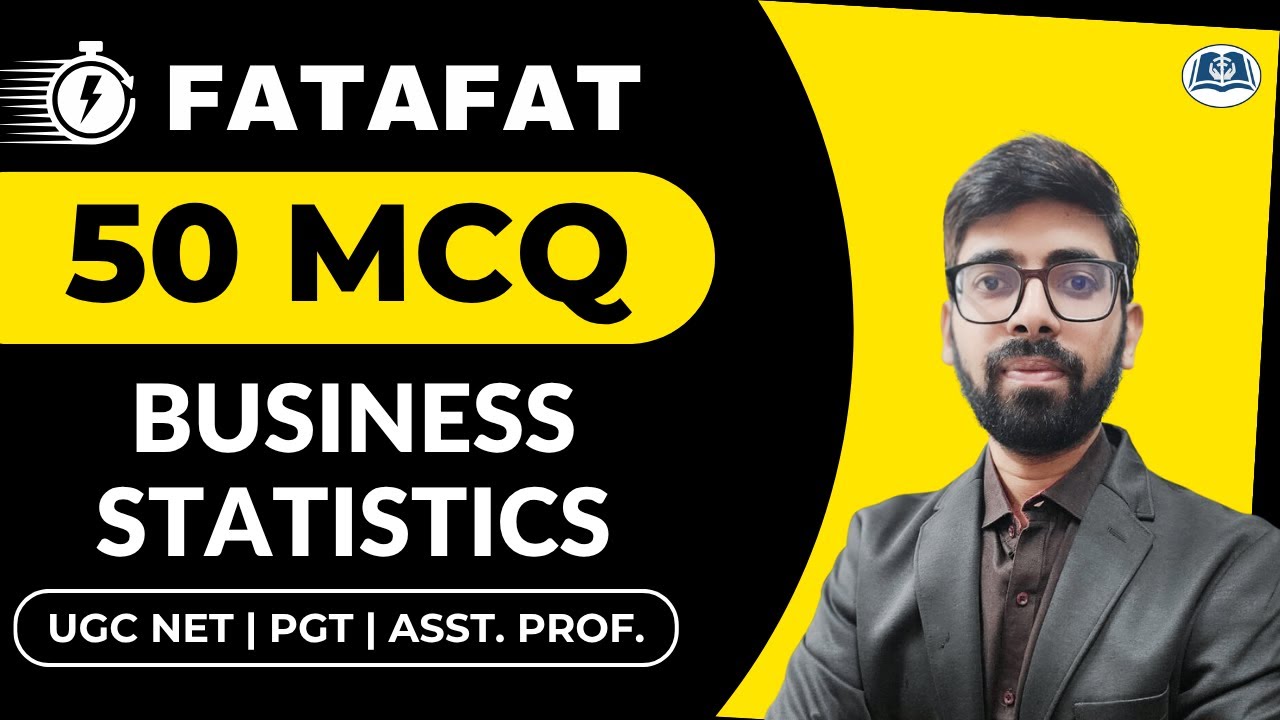 50 MCQs on Statistics & Research | UGC NET | PGT | Asst. Prof. | HPSC | UP GDC | RPSC Lecturer