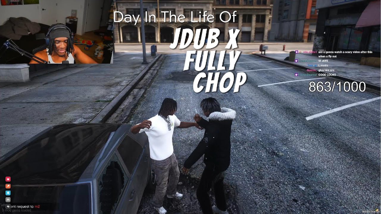Jefe SPENDS 48HRS With His Artist FullyChop In GTA 5 RP...