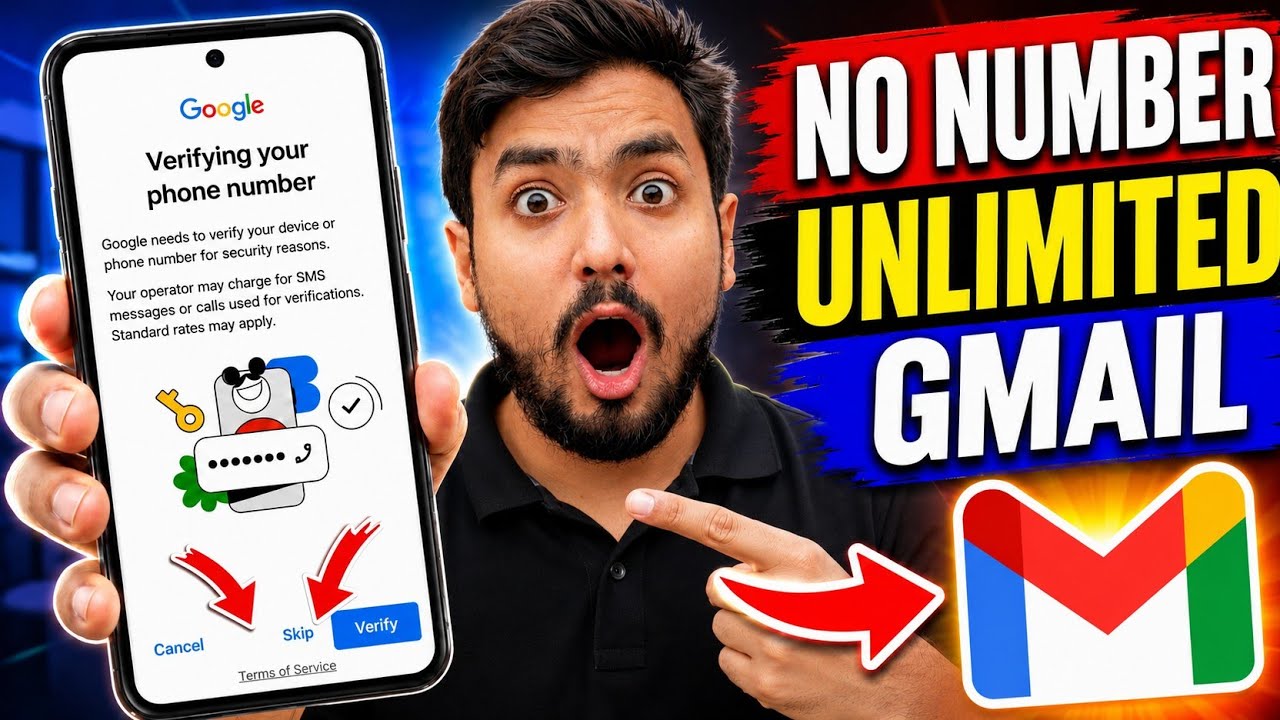 How To Create Unlimited Gmail Accounts Without Phone Number Verification | Working Trick 2026 |Nazim