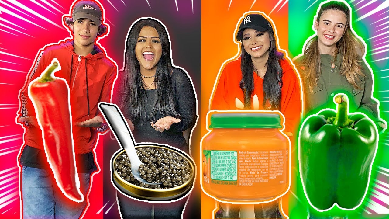 QUEM COME MAIS COMIDA COLORIDA 3 ??? (CHALLENGE)