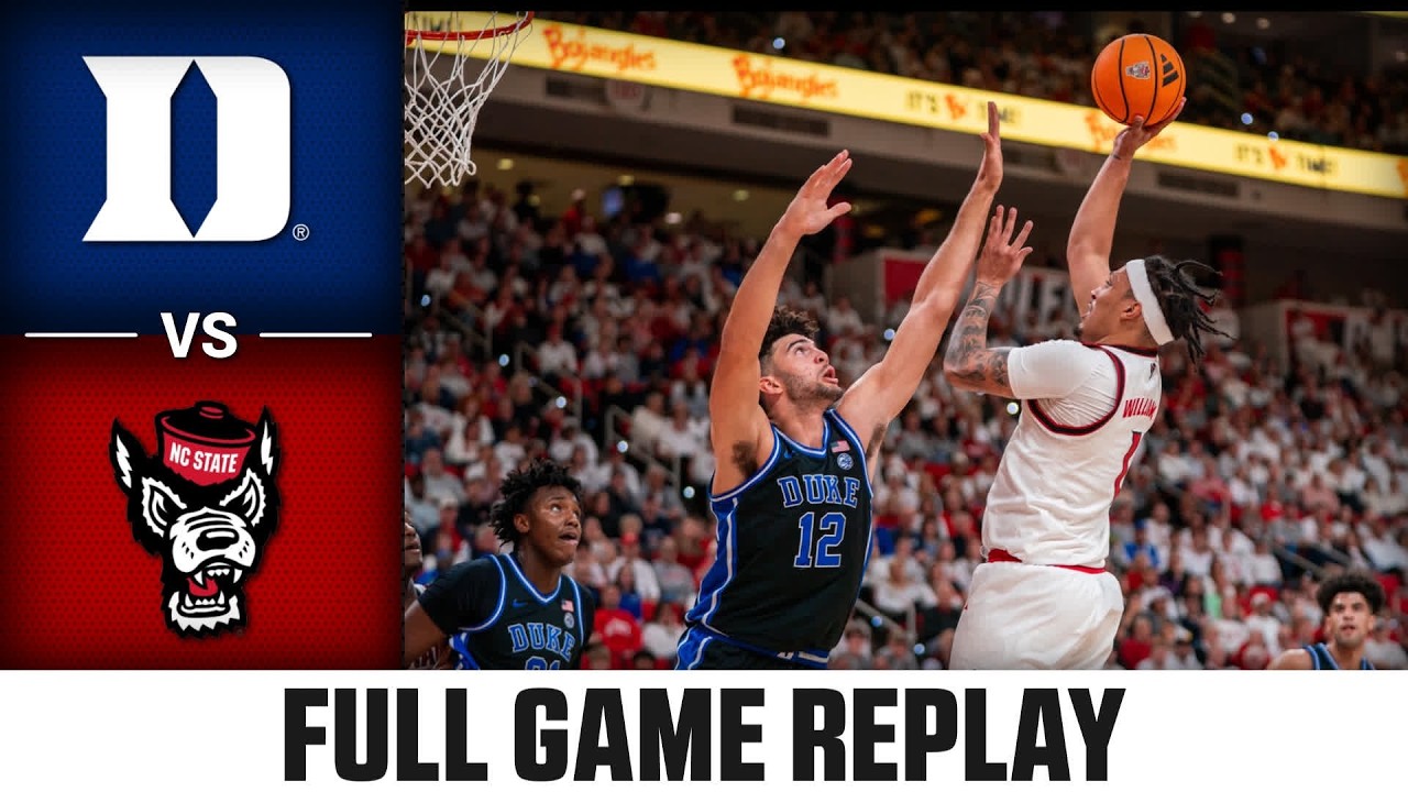 Duke vs. NC State Full Game Replay | 2025-26 ACC Men's Basketball