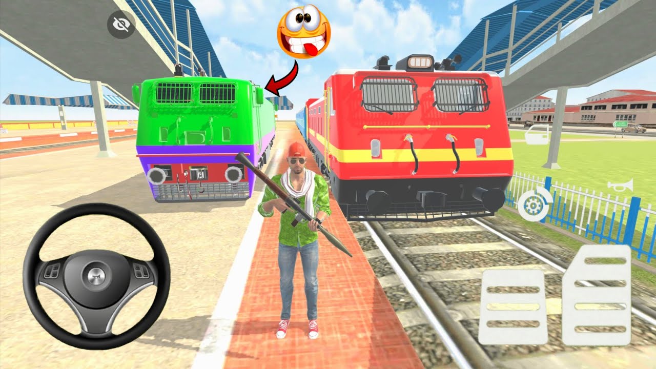 🤑Showroom Purchase HULK TRAIN Part 2 🚆💪😱 | Indian Bike Driving 3D & indian theft aura simulator 