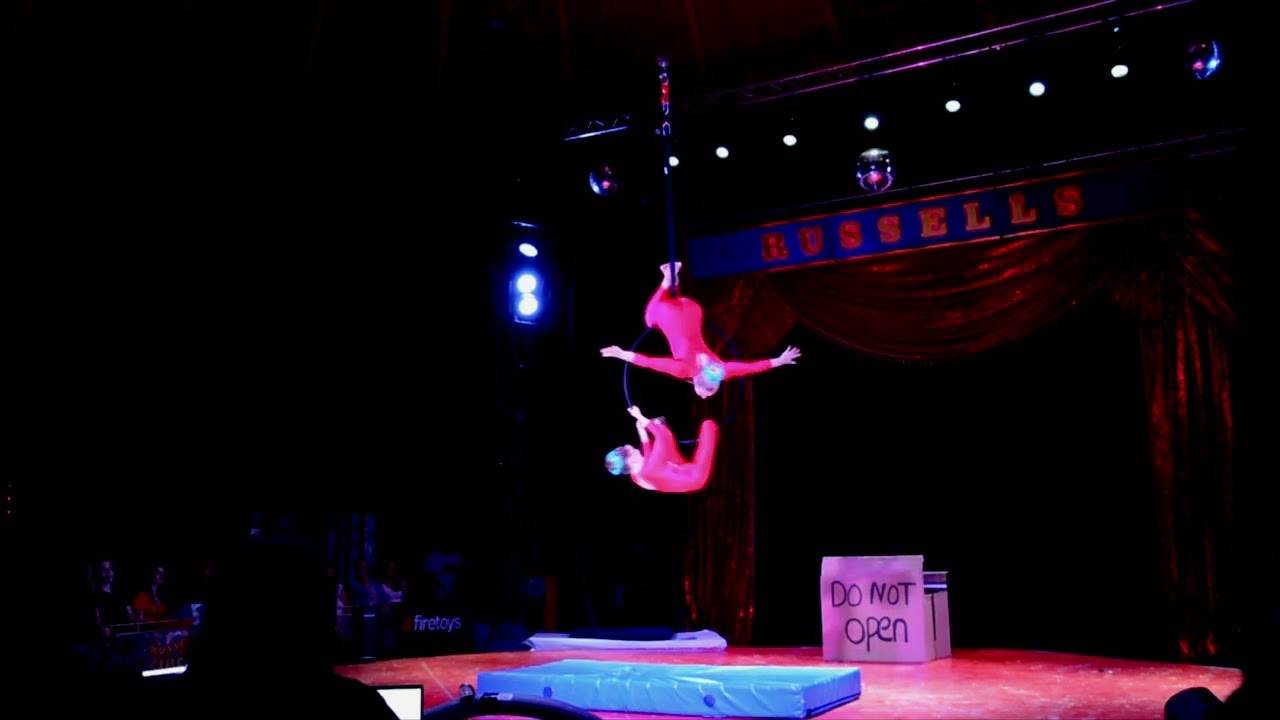 UK Aerial Performance Championship 2022 - Rachel and Chloe, Professional Doubles
