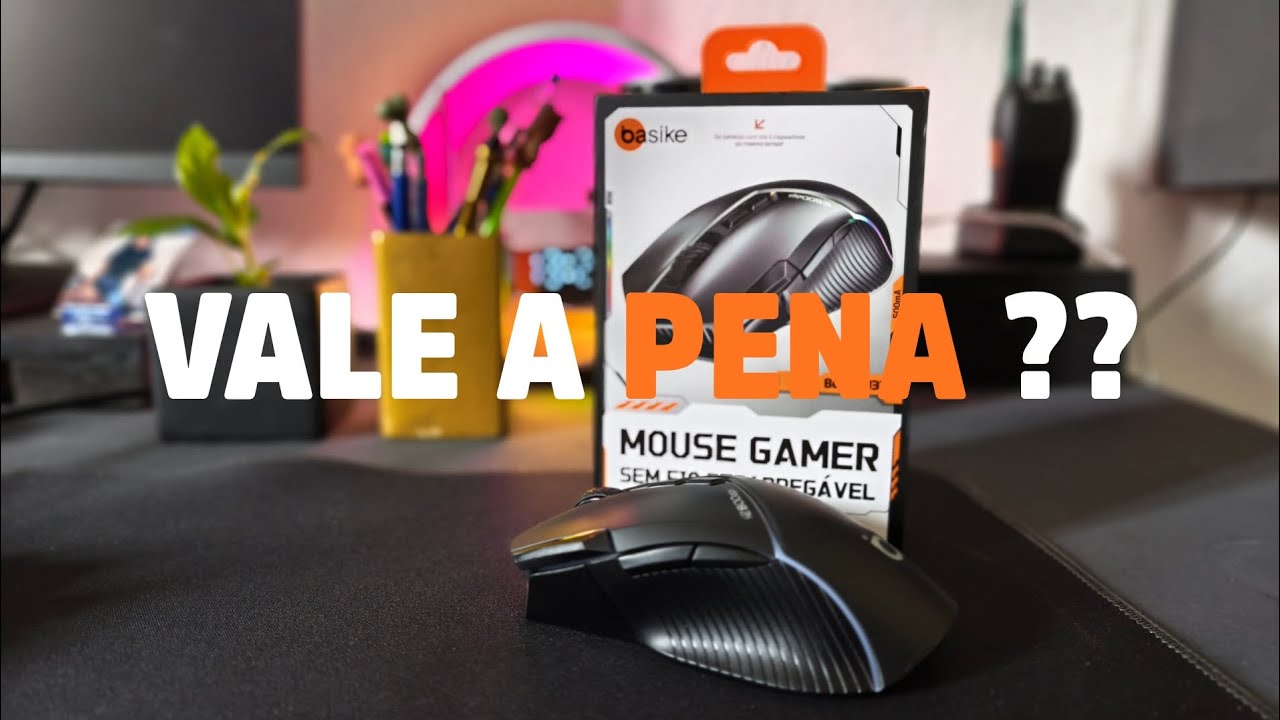 Mouse Gamer Basike Sem Fio: Barato Demais pra Ser Tão BOM?!