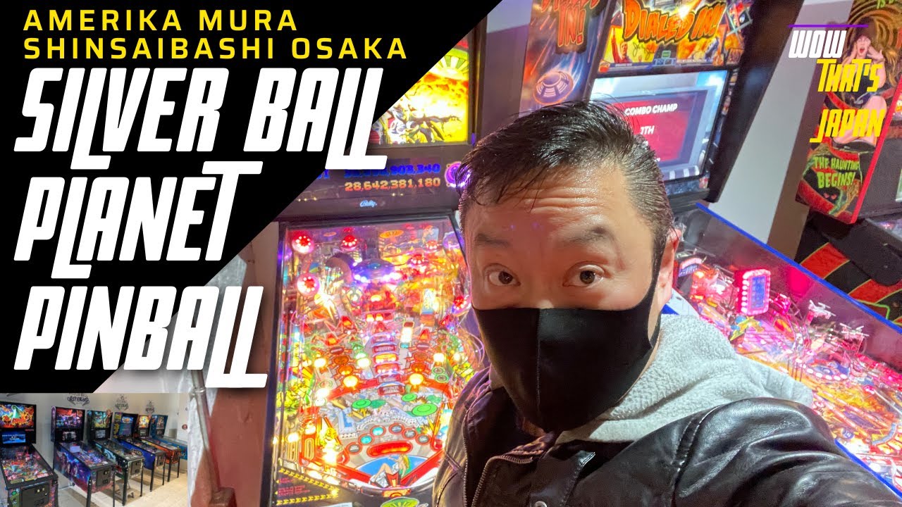The Best Place to Play Pinball is at the Silver Ball Planet at the Big Step Shinsaibashi Osaka