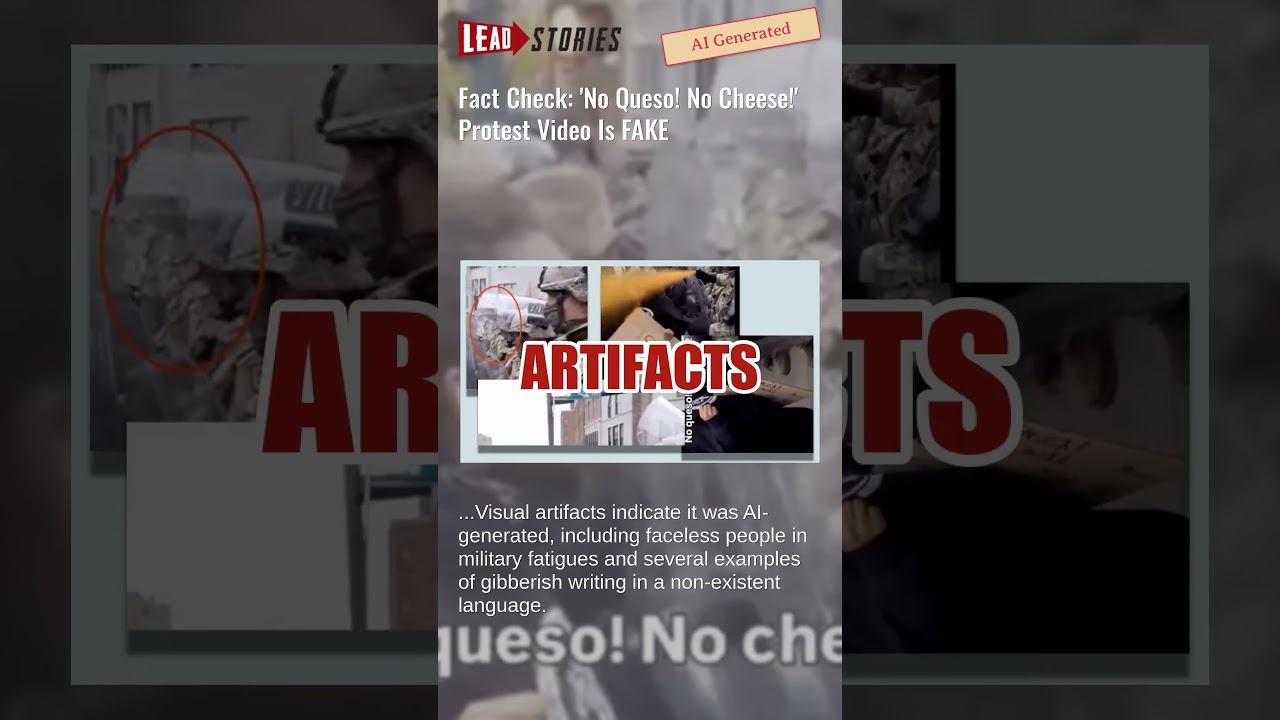 Fact Check: 'No Queso! No Cheese!' Protest Video Is FAKE