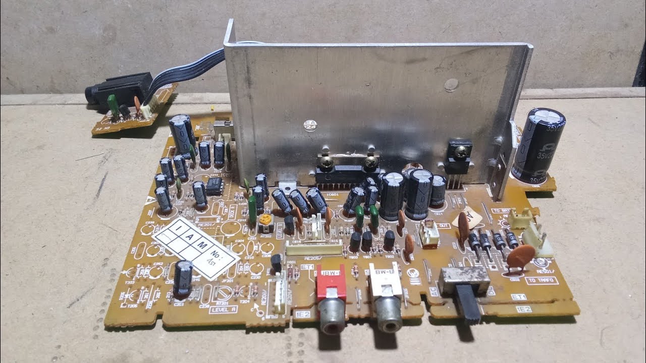 Menghidupkan Power Ampli Cabutan Polytron PSC-34C