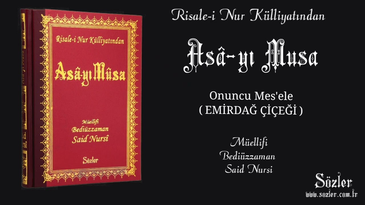 010 - Onuncu Mes'ele Emirdağ Çiçeği - Asâ‑yı Mûsa
