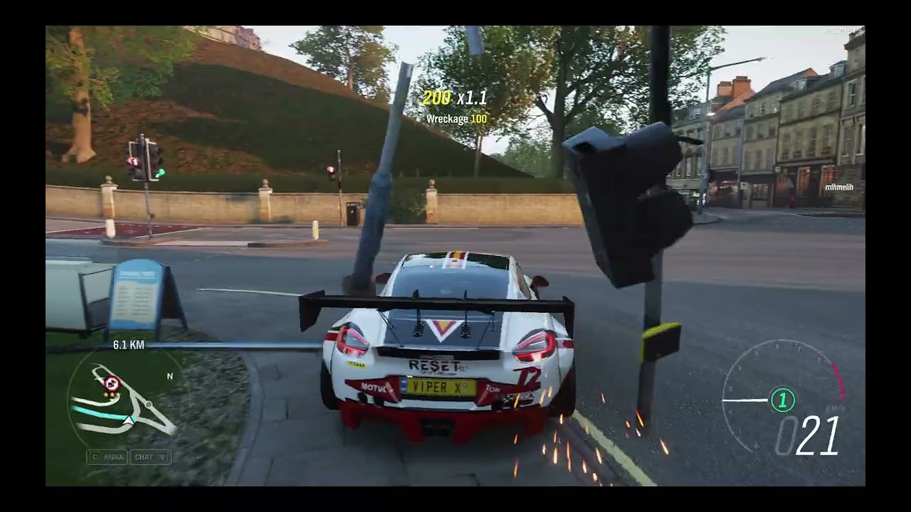 Driving A Porcshe with rocket bunny kit in Forza Horizon 4