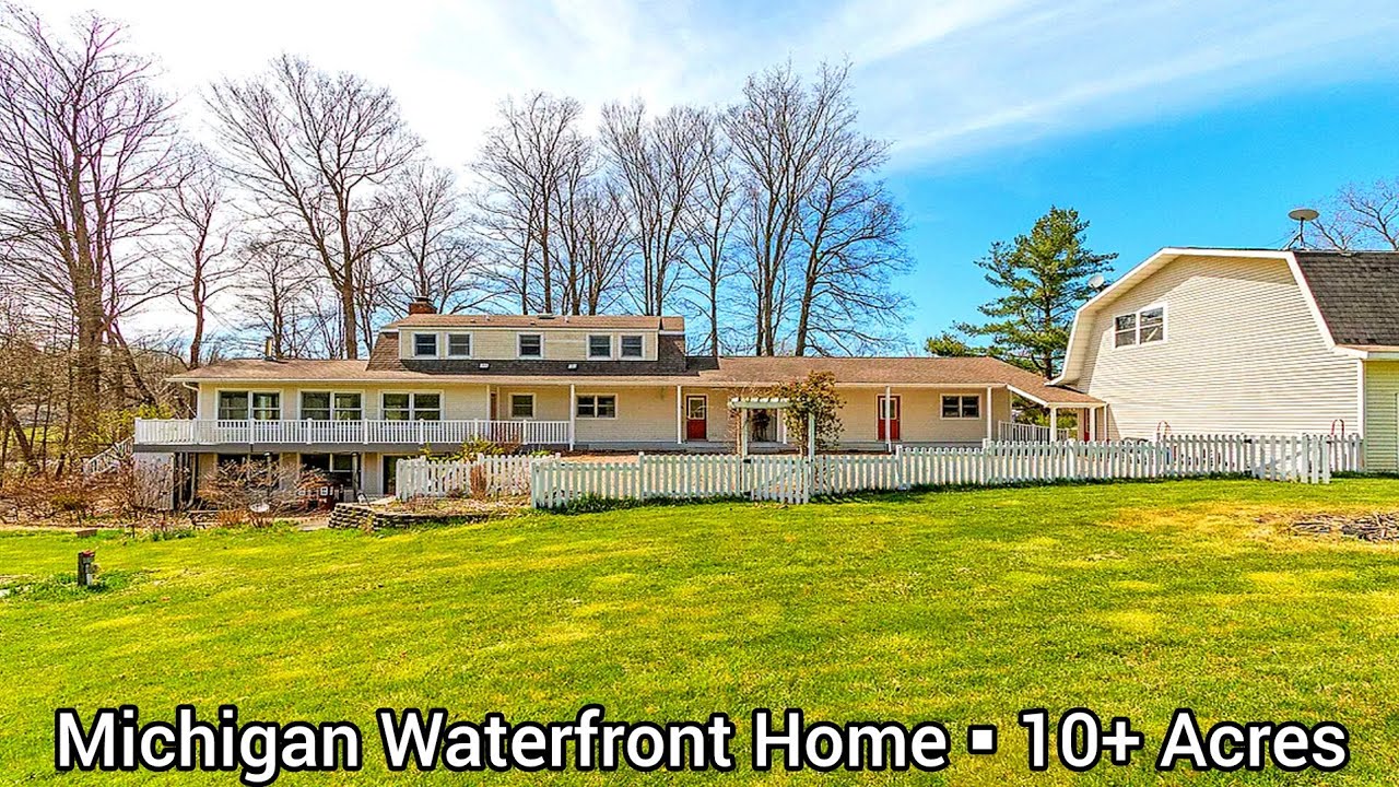 Michigan Waterfront Property For Sale | $250k | Michigan Real Estate For Sale | 10+ Acre Land Sale