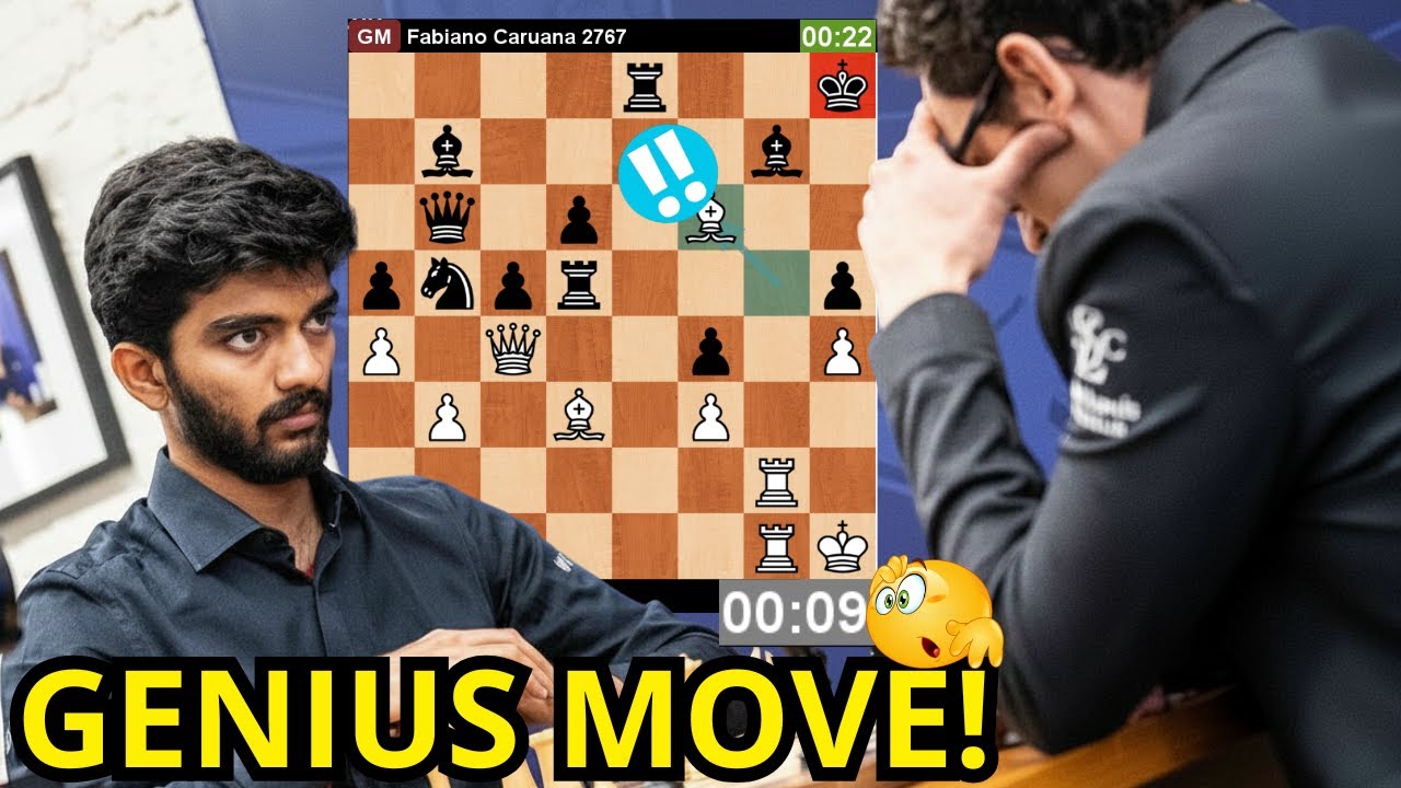 Gukesh's GENIUS Move vs Caruana Will Leave You SPEECHLESS!