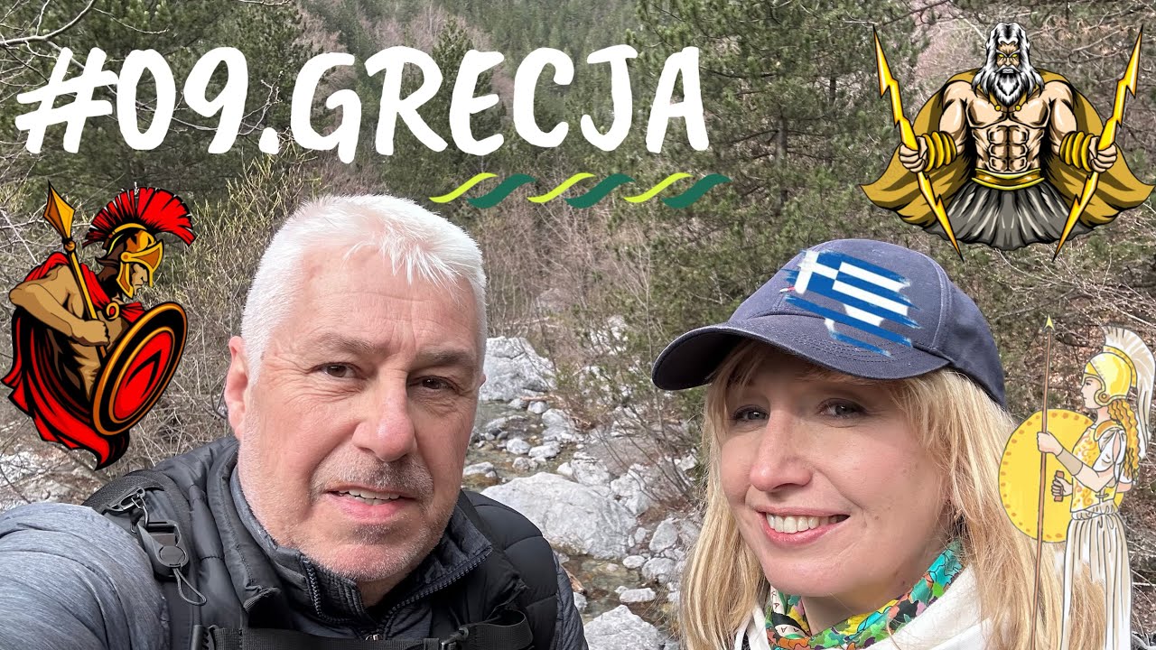 🇬🇷 OLIMP - park narodowy, Łaźnia Zeusa, Litochoro, zamek Platamonas