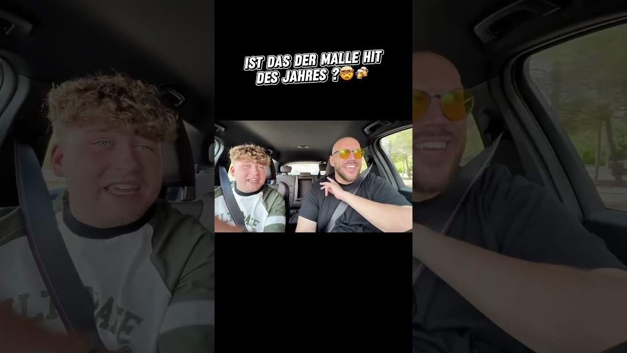 Ist das der MALLE HIT des JAHRES?🤔👀 Carpoolkaraoke mit RUMBOMBE🤯