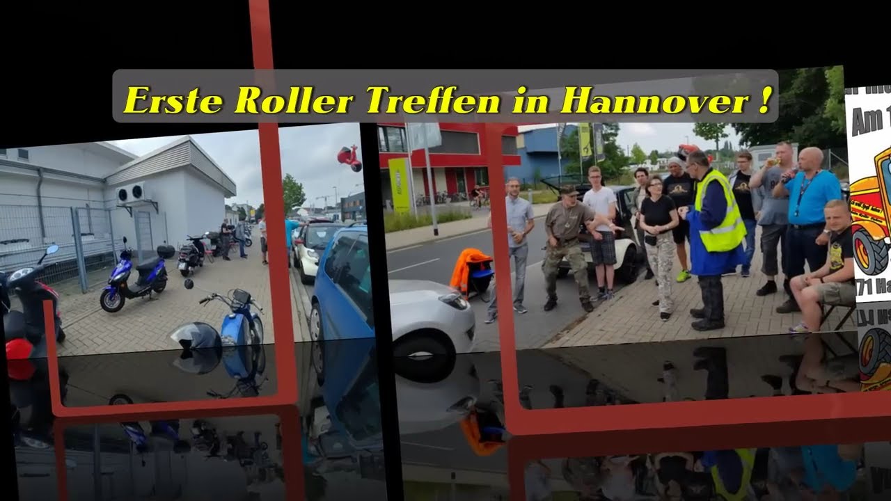 32 mal Roller Treffen  / Von Nord bis Süd Deutschland / Mit Roller Rolf