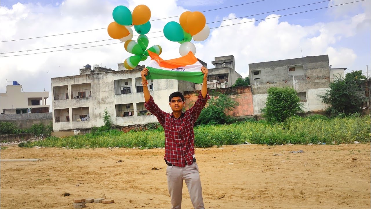 Indian flag high in the sky with hydrogen balloon 🇮🇳🇮🇳 ll Experiment challengers ll