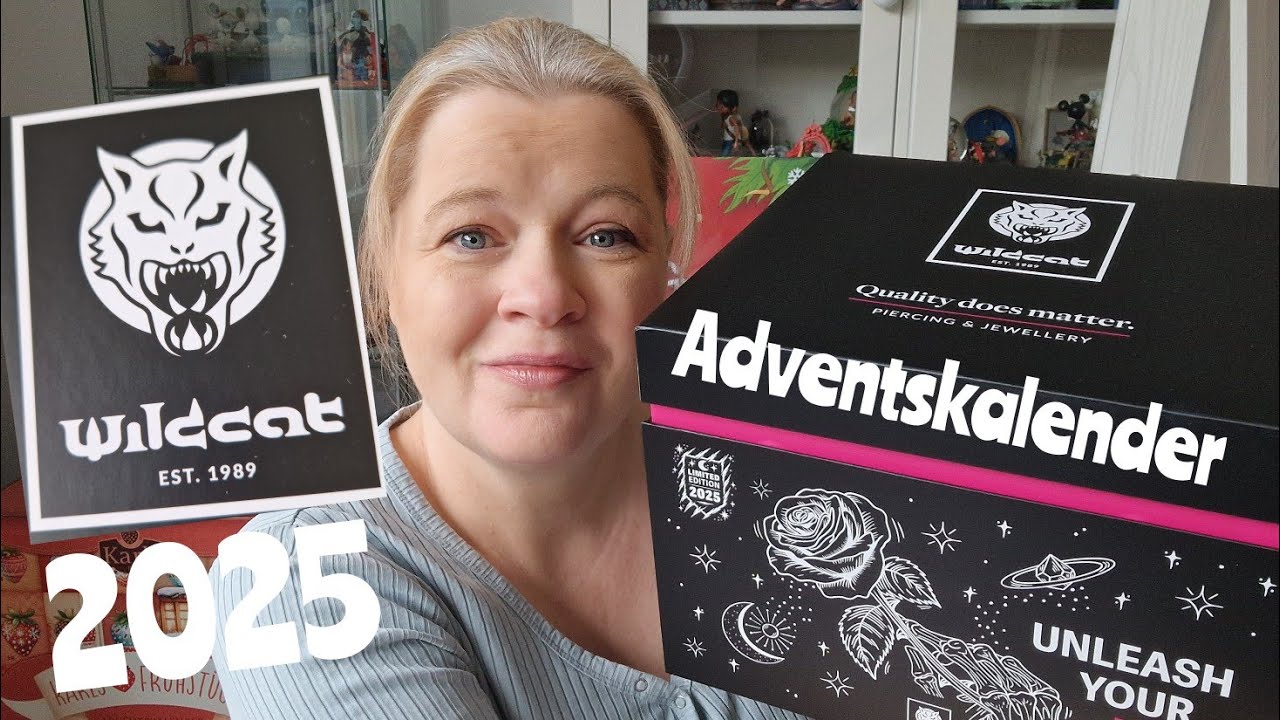 Wildcat Adventskalender 2025 Farbe Gold 🎄🎅💍Schmuck Design / Preis 169 € / Wert 745 €