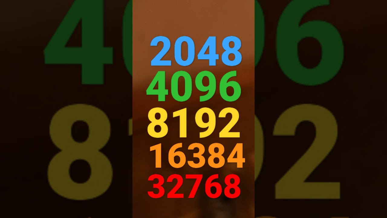 2048 4096 8192 16384 32768