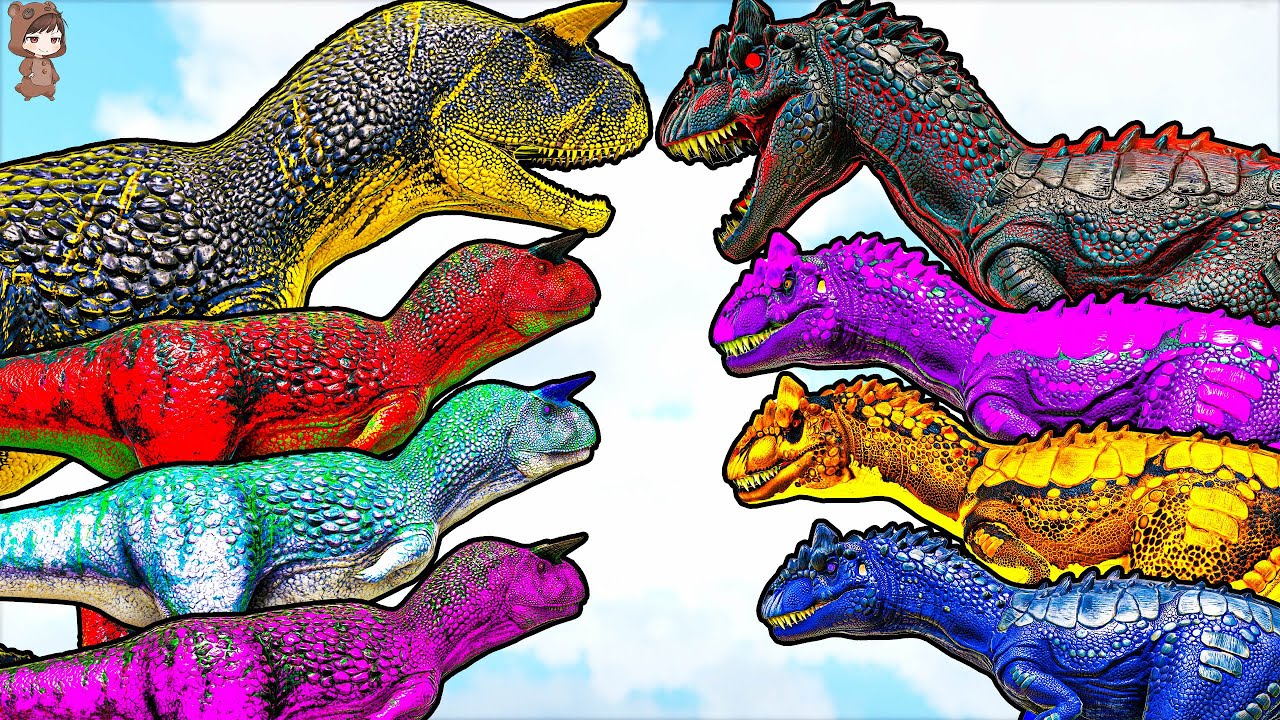 Team Carnotaurus VS Team Allosaurus | ARK Mod Battle Ep.194