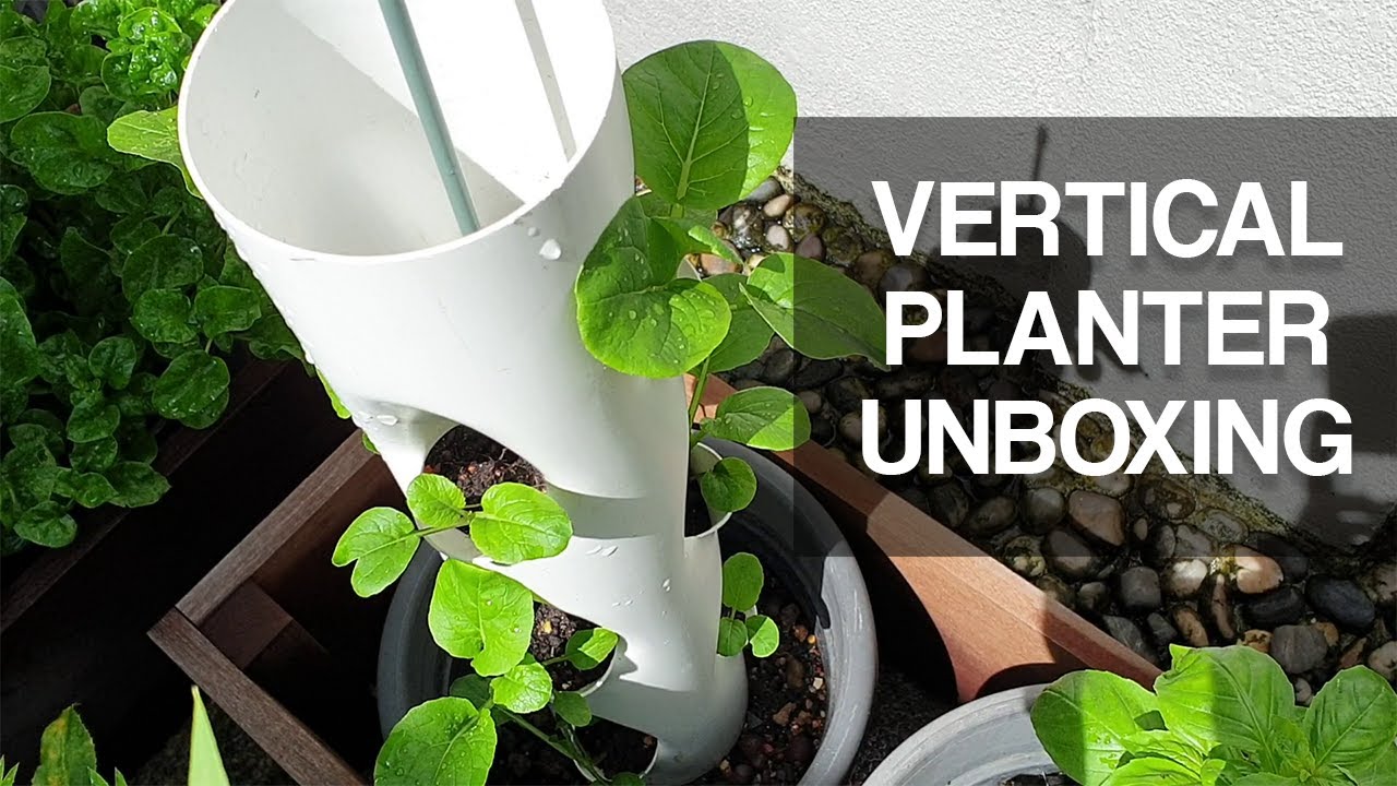 VERTICAL PLANTER | unboxing my PVC pipe planter, use and review!