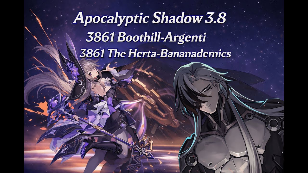 Apocalyptic Shadow 3.8 True 0 cycle | Boothill E0S3 + The Herta E0S0 | 7722 clear!