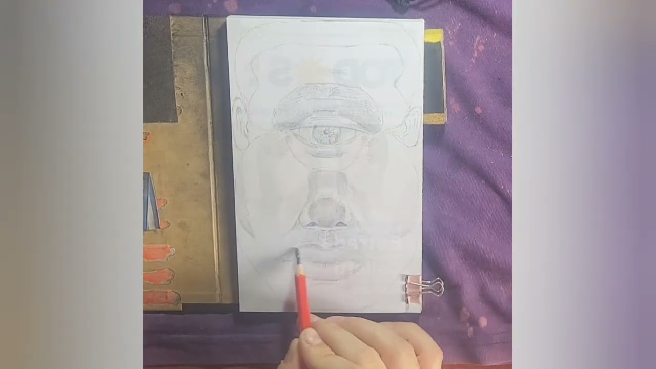 ​Proceso Creativo: Entre Sombras y Grafito