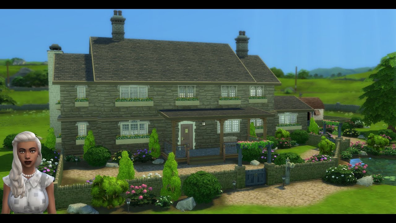 Exploring Henford-on-Bagley: 3 OLDE MILL LANE Sims 4 House