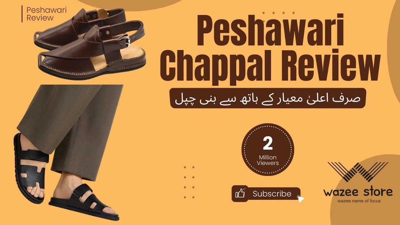 Original Peshawari Chappal with more than 1 Year Warranty by wazeestore