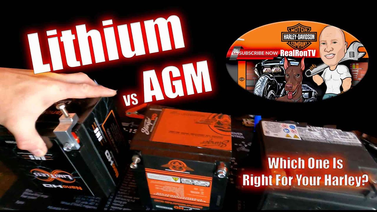 Сравнение литиевых и AGM-аккумуляторов Harley Davidson — что вам действительно нужно?